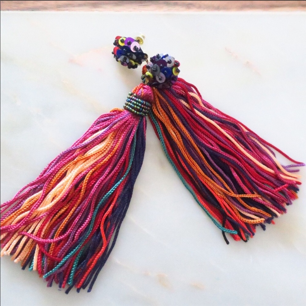 ⚡️Artisan Handcrafted Tassel Earrings - Picture 6 of 8